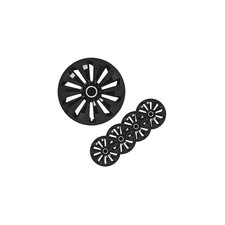 Radblenden Set Ring 15 Zoll -